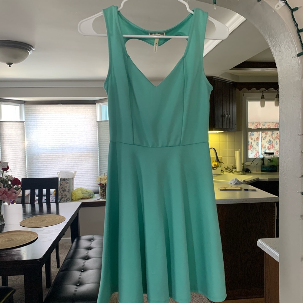 Turquoise dress